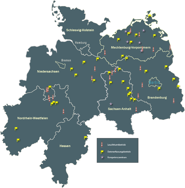 Das Lupinen-Netzwerk in Deutschland