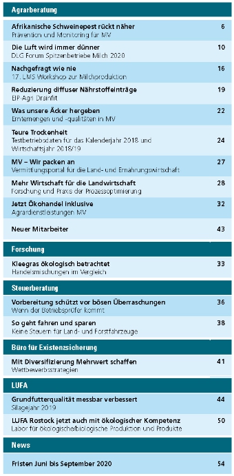 DasBlatt_2_2020_Inhalt DasBlatt_2_2020_Inhalt
